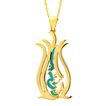 Srebrny naszyjnik Ottomania - pozłacany