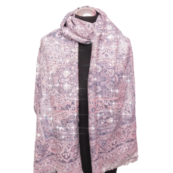 Szal z kaszmiru Blink Blink - Iskrzący Rytm Orientu