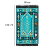 Dywan turecki kilim 120x80 cm - bawełna, turkusowy wzór