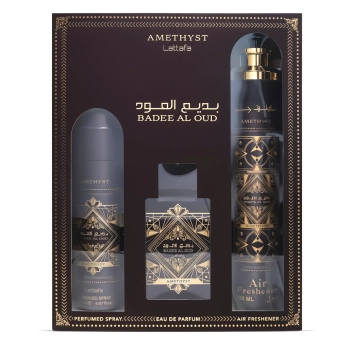 Zestaw prezentowy Lattafa Badee Al Oud Amethyst Collection