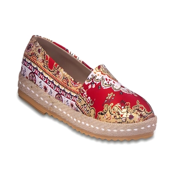 Espadryle czerwone typu TOMS