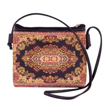 Mała czarna torebka damska na ramię crossbody