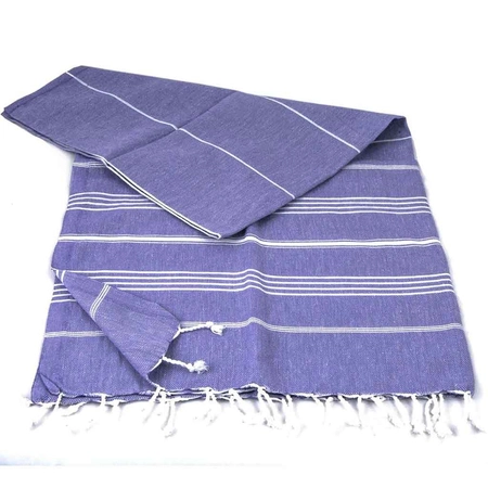 Ręcznik do rytuału Hammam - niebieski