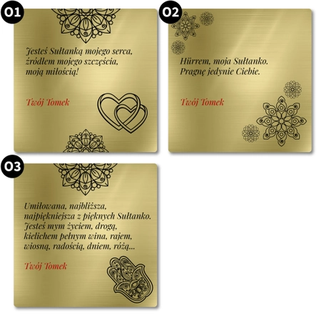 Pudełko na biżuterię z grawerem