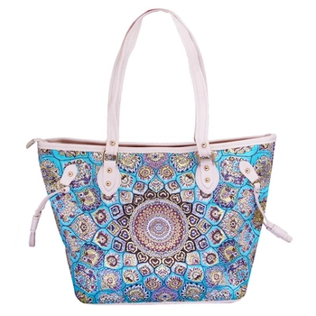 Torebka z suwakiem - orientalny wzór