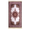 Dywan orientalny 60x120 cm jasny z czerwonym medalionem