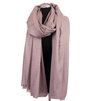 Szal z wełny wielbłąda - Różowy Księżyc Bosforskiej Nocy