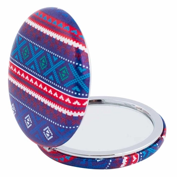 Otwierane kieszonkowe lusterko w orientalne wzory