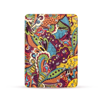 Otwierane kieszonkowe lusterko w orientalne roślinne wzory - Tulipany z Doliny Bosforu