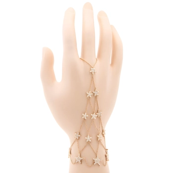 Bransoletka slave - różowe złoto