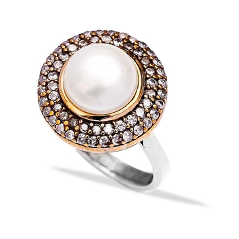 Osmański pierścień z perłą