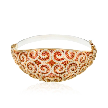 Bransoletka na rękę ze srebra 925 w stylu osmańskim