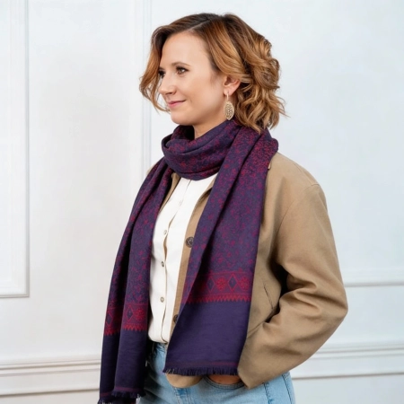 Jedwabny szal - Niebo Nad Bazarami