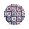 Okrągłe kieszonkowe lusterko w orientalne geometryczne wzory - Mozaikowa Modlitwa