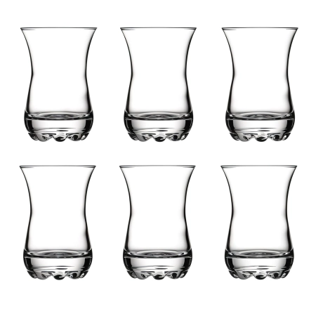 Szklanki do herbaty tureckiej Pasabahce Sylvana 6 sztuk 110 ml