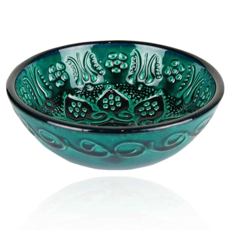 Zielona ceramiczna miseczka - 12cm