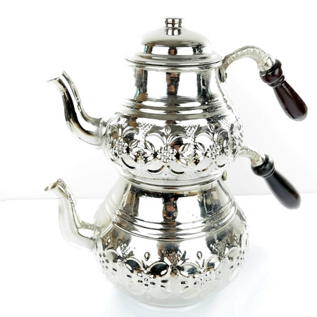 Czajnik do parzenia herbaty po turecku - Çaydanlık - duży rodzinny