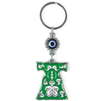 Metalowy brelok do kluczy z turecko-osmańskim kaftanem