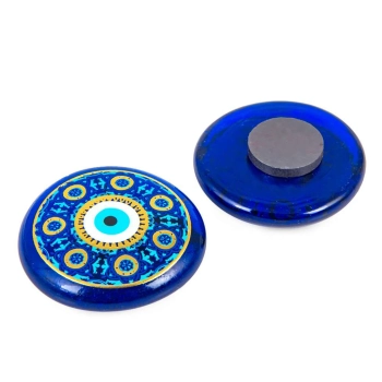 Mały szklany magnes na lodówkę 4,5 cm