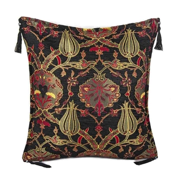 Czarna poszewka orientalna z kilim 45x45