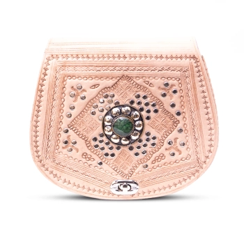 Torebka z prawdziwej skóry - Kremowe Sny Maghrebu