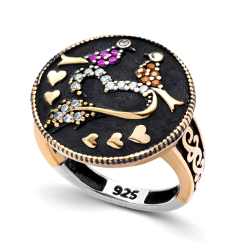 Srebrny pierścionek Wieczór w Stambule - Blask Orientu