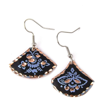 Kolczyki miedziane - wiosenne dzwonki