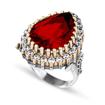 Pierścionek Hurrem z rubinem