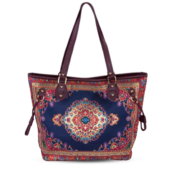 Duża torebka z uszami na ramię