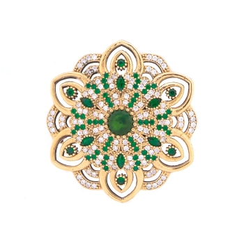 Srebrna broszka - Pałacowy Kwiat Stambułu