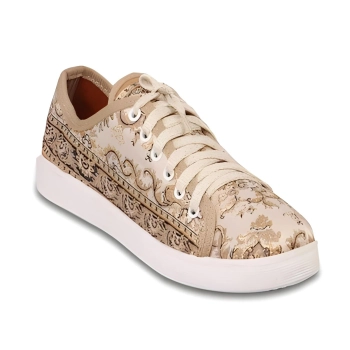 Złote sportowe półbuty