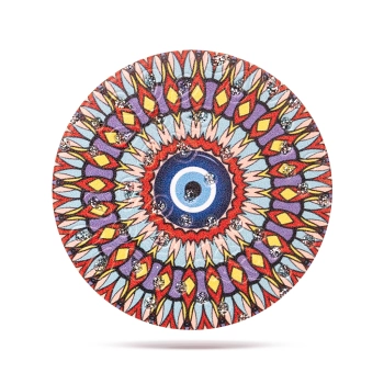 Okrągłe kieszonkowe lusterko z okiem proroka - Oko Ciszy