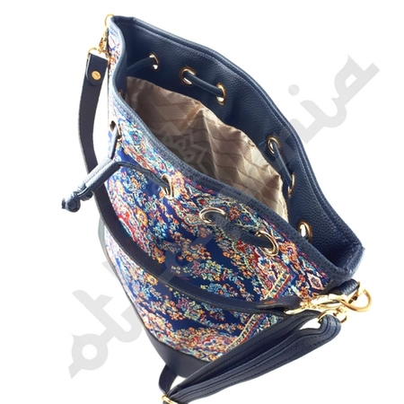 Torebka worek w kolorze granatowym