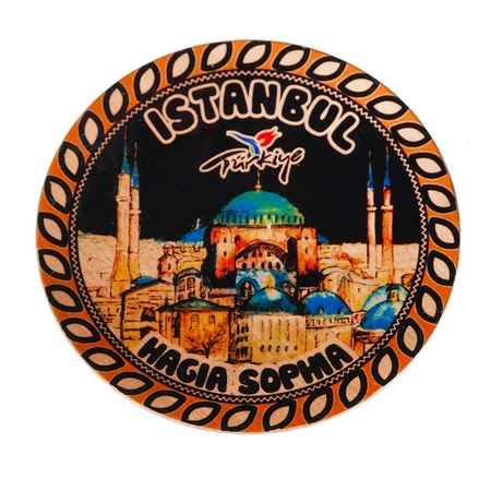 Magnes na lodówkę z widokiem Hagia Sophia Istambuł