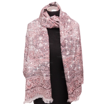 Szal z kaszmiru Blink Blink - Światło Pałacowych Marzeń