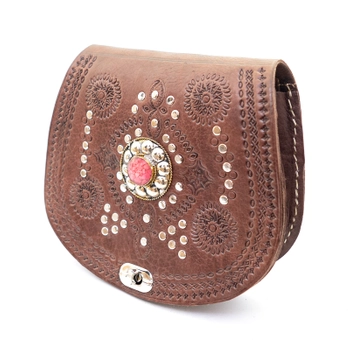 Torebka z Maroko z prawdziwej skóry