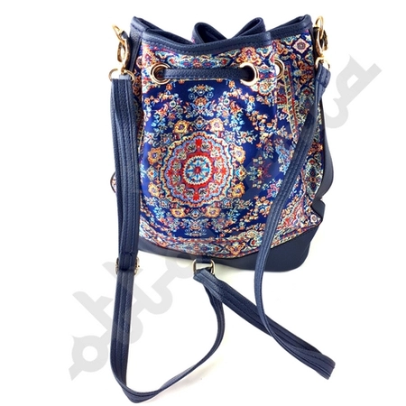 Torebka worek w kolorze granatowym