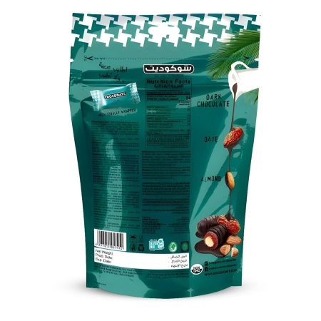 Daktyle w gorzkiej czekoladzie z migdałami Chocodate No Added Sugar