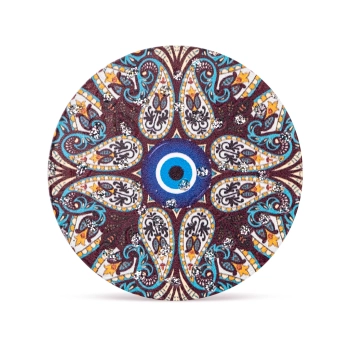 Okrągłe kieszonkowe lusterko z okiem proroka - Cisza Proroka