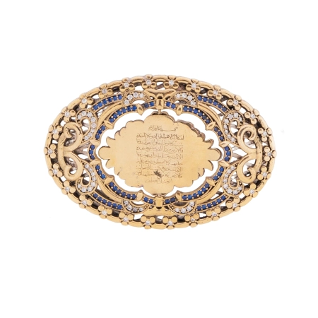 Srebrna broszka z obracanym elementem - Klejnot Osmańskiej Sztuki