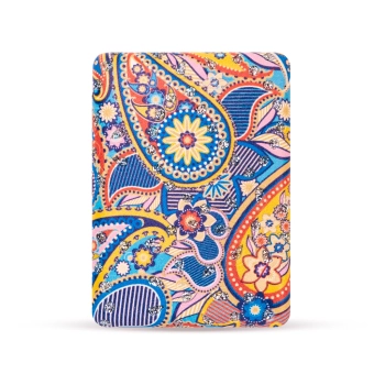 Otwierane kieszonkowe lusterko z motywem paisley - Głosy pałacowego ogrodu