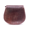 Torebka skórzana - Ciemnobrązowa Kasbah