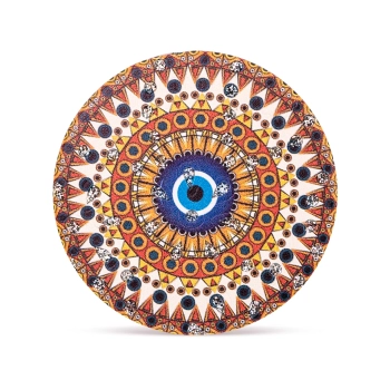 Okrągłe kieszonkowe lusterko z okiem proroka - Oko Poranka