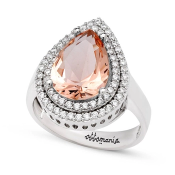 Pierścień Hurrem z morganitem