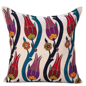 Orientalna poszewka na poduszkę z tkaniny gobelinowej 42x42 cm