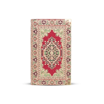 Mały notes czerwony orientalny wzór 14 x 8,5 cm