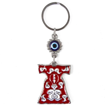 Metalowy brelok do kluczy z turecko-osmańskim kaftanem
