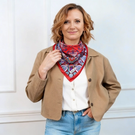 Apaszka orientalna w stylu tureckim 55 x 55 cm