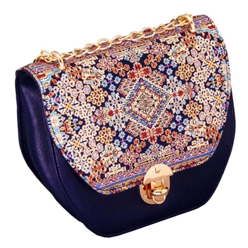 Torebka listonoszka z łańcuszkiem - turecki wzór