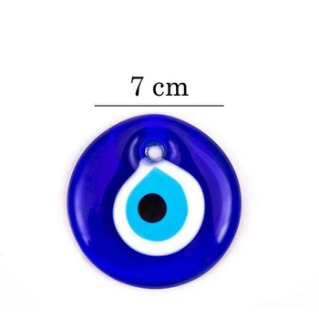 Szklana zawieszka oko proroka 7 cm